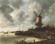 Jacob van Ruisdael The Windmill at Wijk Bij Duurstede (mk08) oil painting on canvas